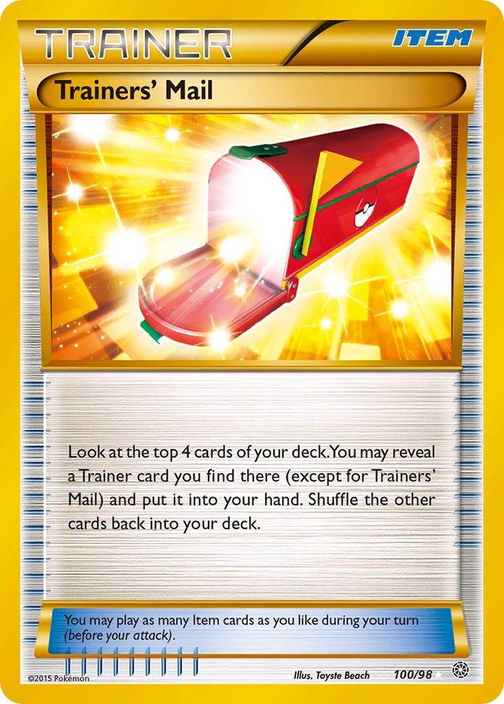 Pokemon | Trainers' Mail (100/98) [XY: Ancient Origins] | The Nerd Merchant