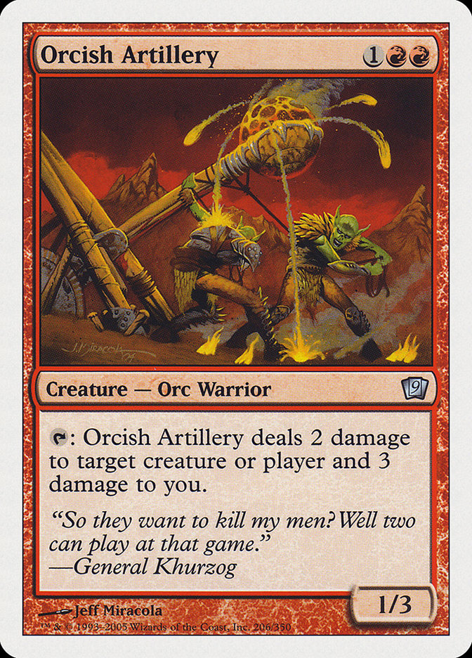 Magic | Orcish Artillery [Ninth Edition] | The Nerd Merchant
