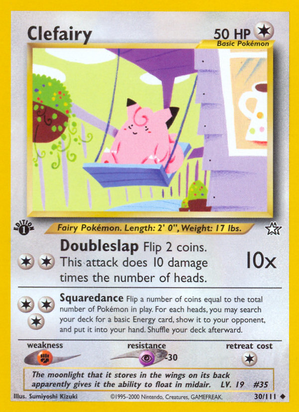 Pokemon | Clefairy (30/111) [Neo Genesis 1st Edition] | The Nerd Merchant