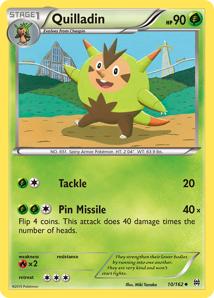 Pokemon | Quilladin (10/162) [XY: BREAKthrough] | The Nerd Merchant