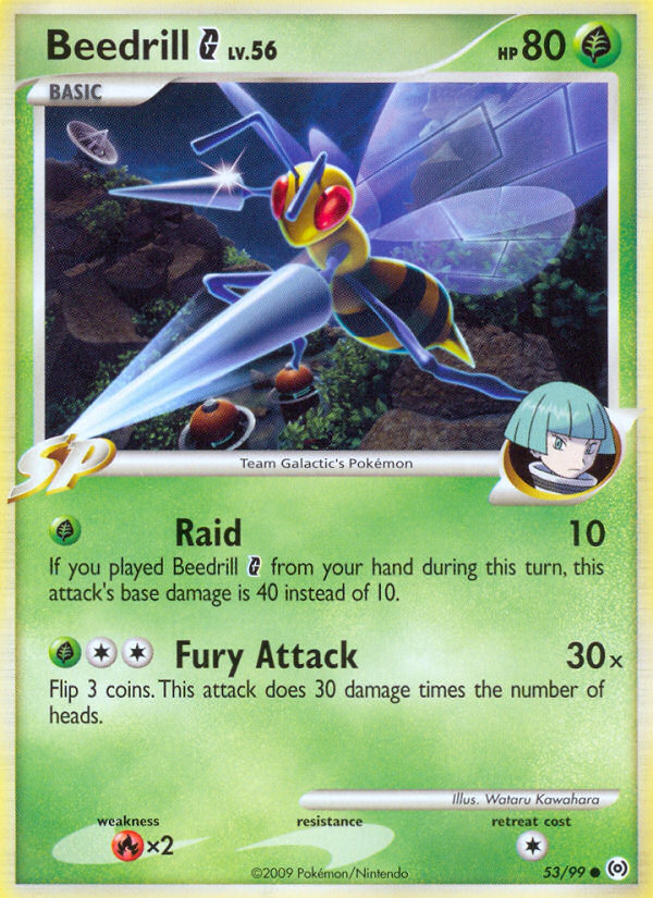 Pokemon | Beedrill G (53/99) [Platinum: Arceus] | The Nerd Merchant