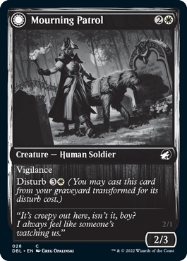 Magic | Mourning Patrol // Morning Apparition [Innistrad: Double Feature] | The Nerd Merchant