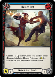 Flesh and Blood TCG | Fluster Fist (Blue) [U-WTR088] (Welcome to Rathe Unlimited)  Unlimited Rainbow Foil | The Nerd Merchant