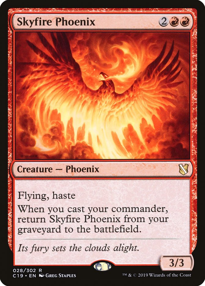 Magic | Skyfire Phoenix [Commander 2019] | The Nerd Merchant