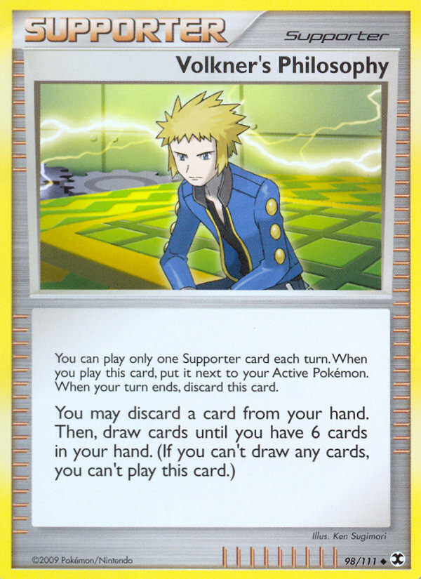 Pokemon | Volkner's Philosophy (98/111) [Platinum: Rising Rivals] | The Nerd Merchant