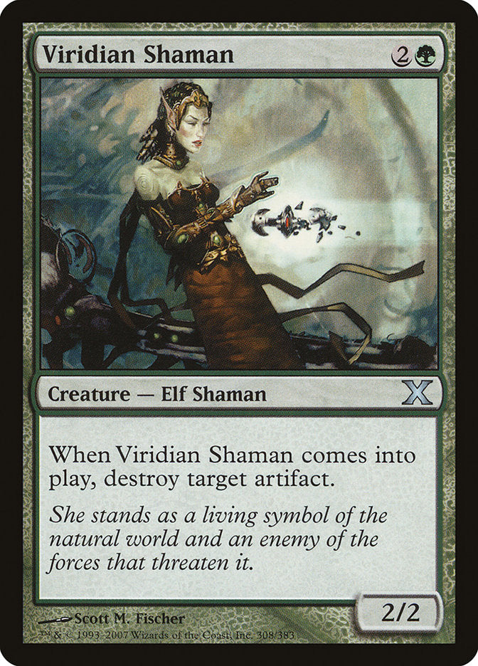 Magic | Viridian Shaman [Tenth Edition] | The Nerd Merchant