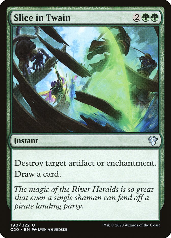 Magic | Slice in Twain [Commander 2020] | The Nerd Merchant