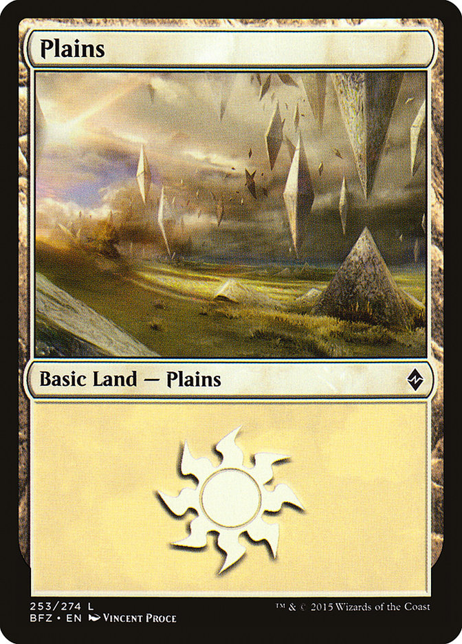 Magic | Plains (253) [Battle for Zendikar] | The Nerd Merchant