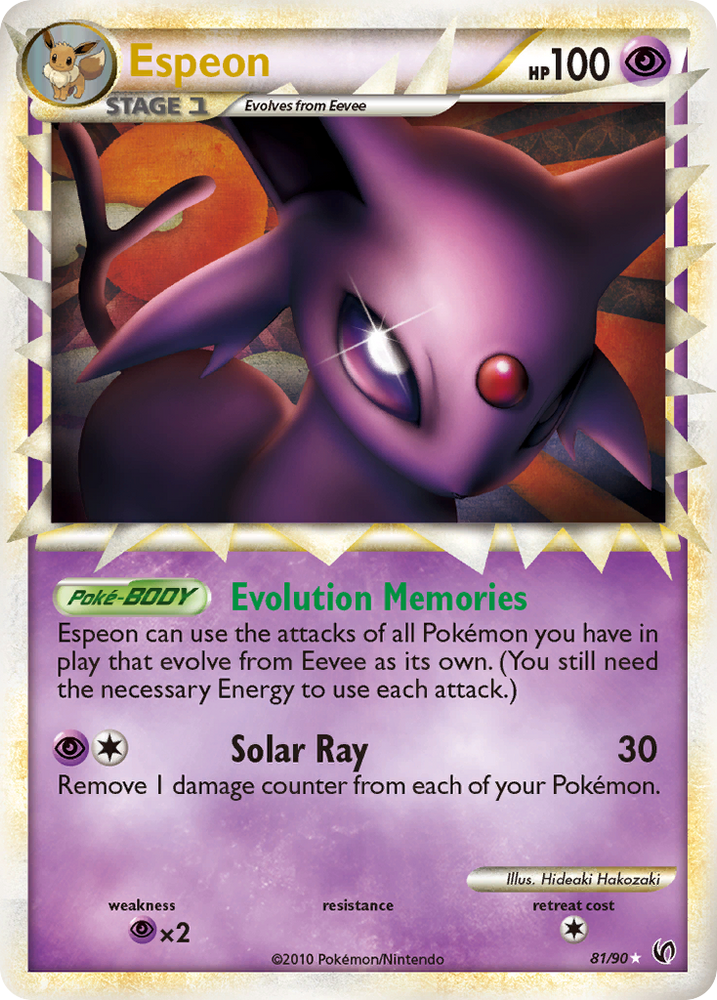 Pokemon | Espeon (81/90) [HeartGold & SoulSilver: Undaunted] | The Nerd Merchant