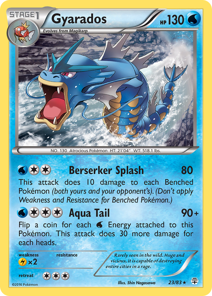 Pokemon | Gyarados (23/83) [XY: Generations] | The Nerd Merchant