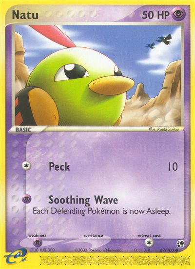 Pokemon | Natu (69/100) [EX: Sandstorm] | The Nerd Merchant