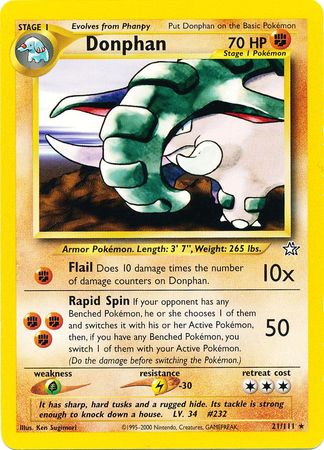 Pokemon | Donphan (21/111) [Neo Genesis Unlimited] | The Nerd Merchant