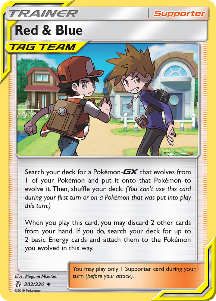Pokemon| Red & Blue (202/236) [Sun & Moon: Cosmic Eclipse] | The Nerd Merchant