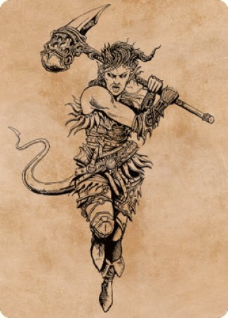 Magic | Karlach, Fury of Avernus Art Card (54) [Commander Legends: Battle for Baldur's Gate Art Series] | The Nerd Merchant