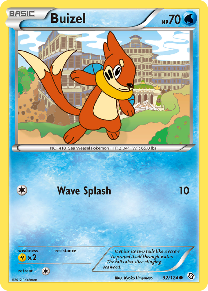 Pokemon | Buizel (32/124) [Black & White: Dragons Exalted] | The Nerd Merchant