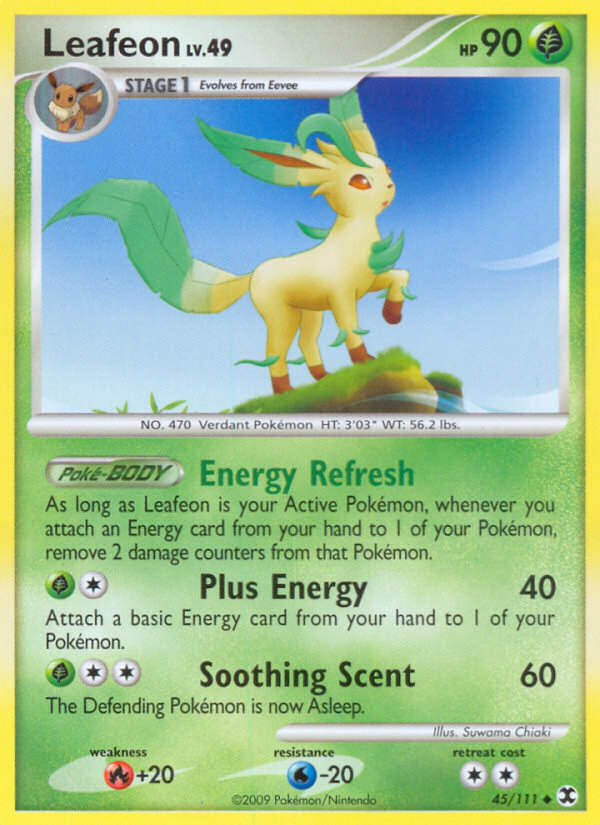 Pokemon | Leafeon (45/111) [Platinum: Rising Rivals] | The Nerd Merchant