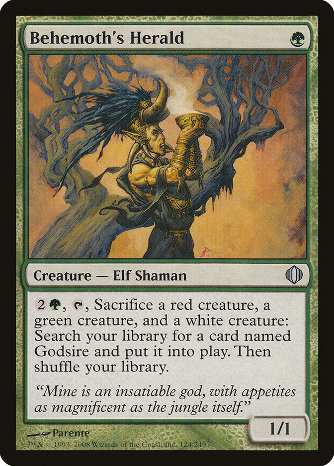 Magic | Behemoth's Herald [Shards of Alara] | The Nerd Merchant