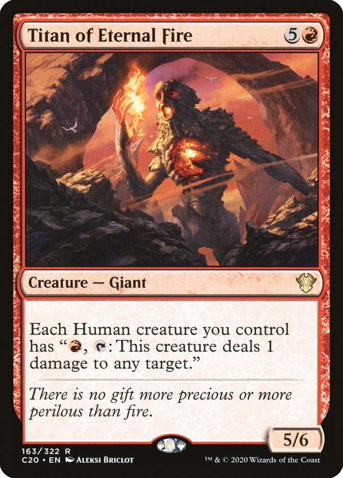 Magic | Titan of Eternal Fire [Commander 2020] | The Nerd Merchant