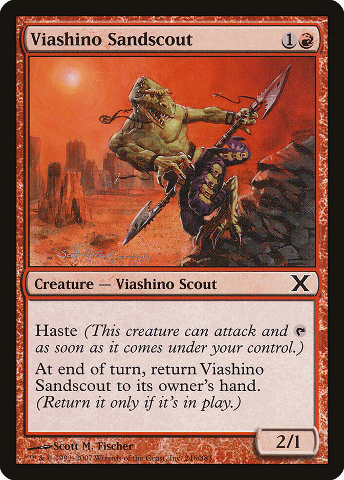 Magic | Viashino Sandscout [Tenth Edition] | The Nerd Merchant