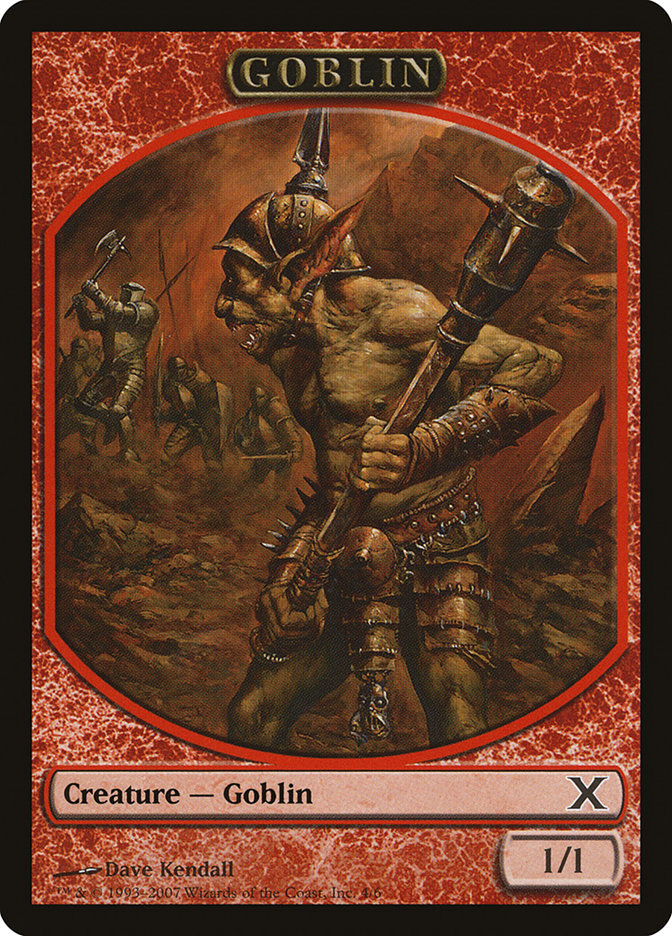 Magic | Goblin Token [Tenth Edition Tokens] | The Nerd Merchant