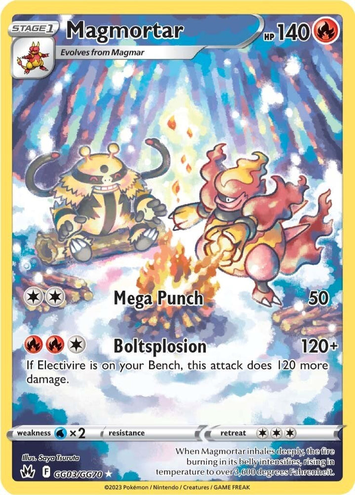 Pokemon | Magmortar (GG03/GG70) [Sword & Shield: Crown Zenith] | The Nerd Merchant