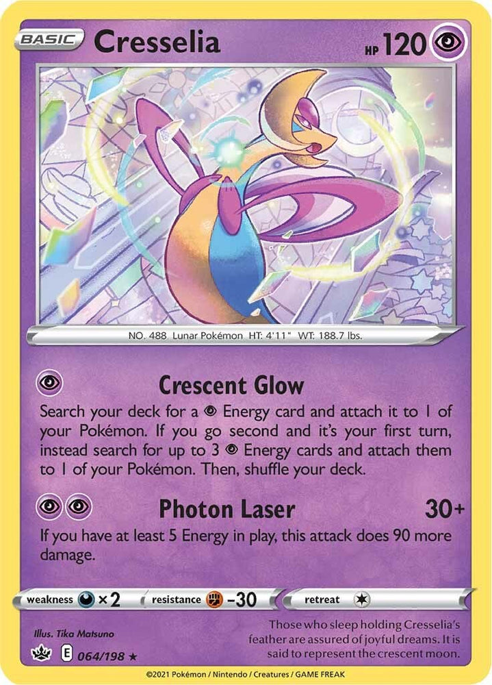 Pokemon | Cresselia (064/198) (Theme Deck Exclusive) [Sword & Shield: Chilling Reign] | The Nerd Merchant