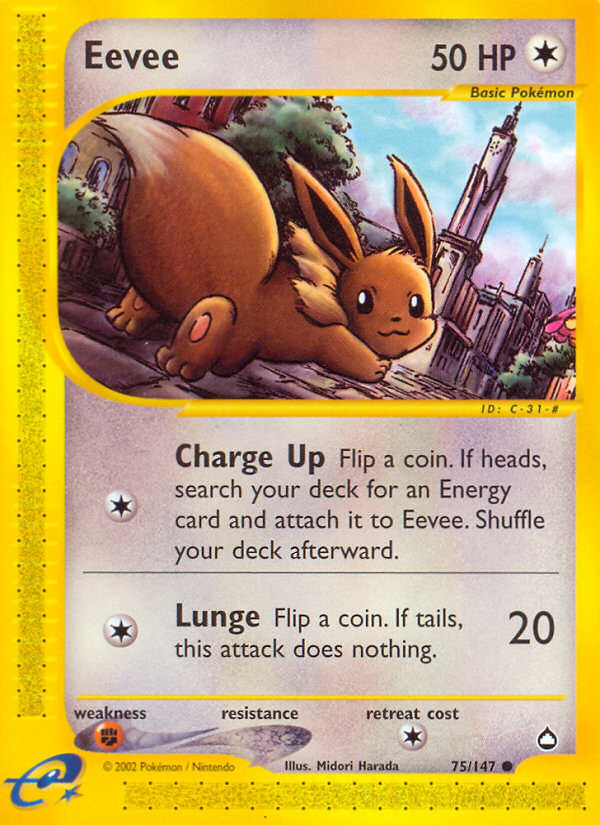 Pokemon | Eevee (75/147) [Aquapolis] | The Nerd Merchant