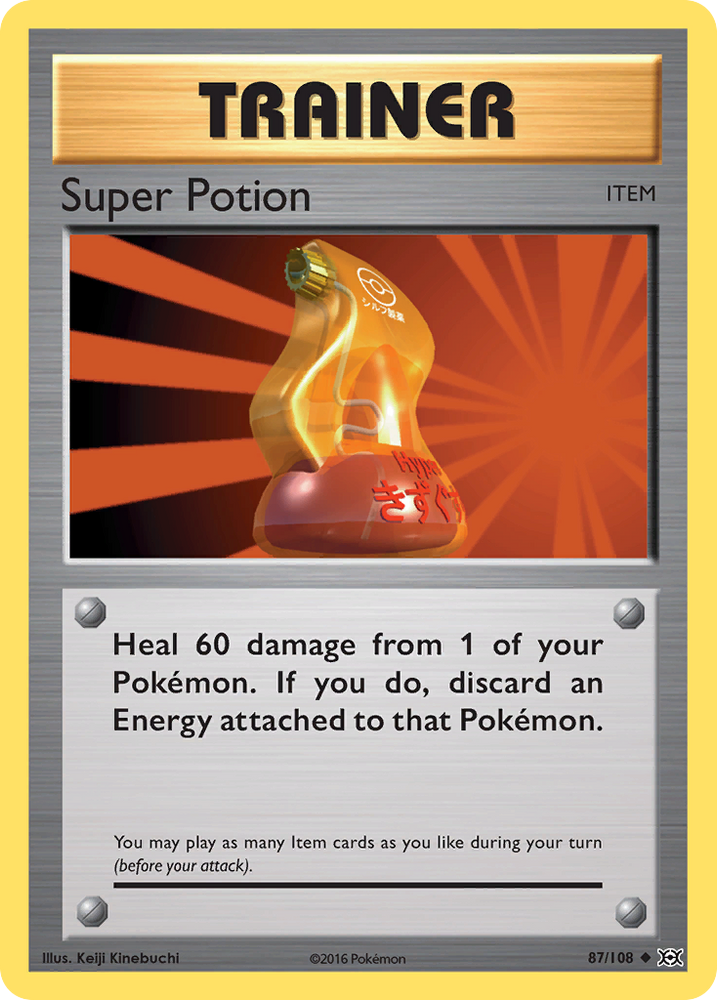 Pokemon | Super Potion (87/108) [XY: Evolutions] | The Nerd Merchant