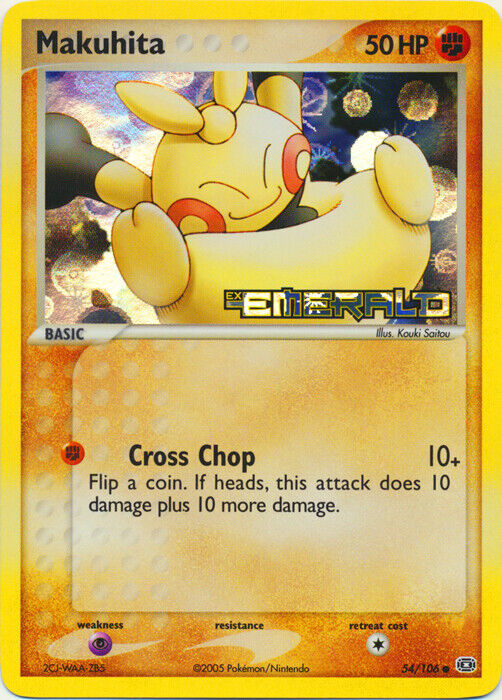 Pokemon | Makuhita (54/106) (Stamped) [EX: Emerald] | The Nerd Merchant