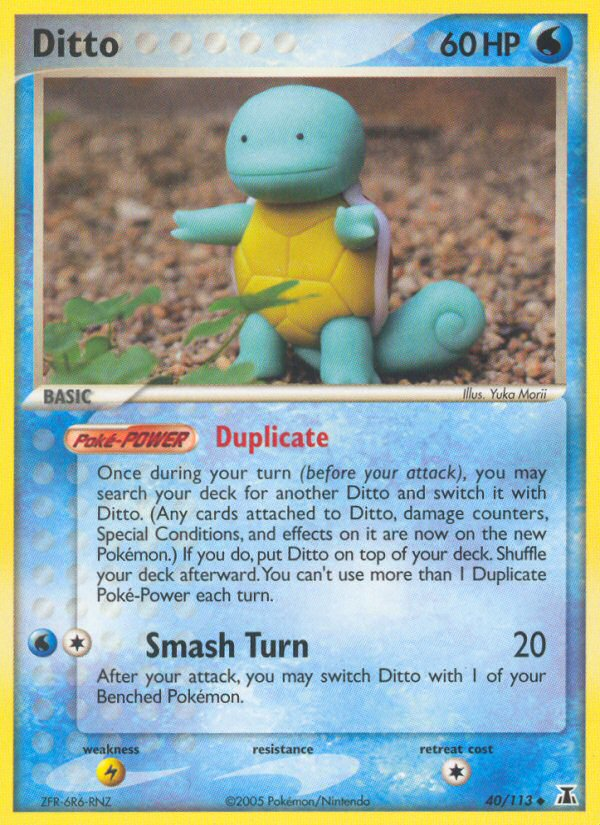Pokemon | Ditto (40/113) [EX: Delta Species] | The Nerd Merchant