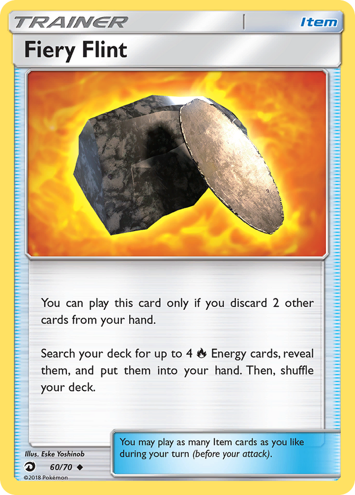 Pokemon | Fiery Flint (60/70) [Sun & Moon: Dragon Majesty] | The Nerd Merchant