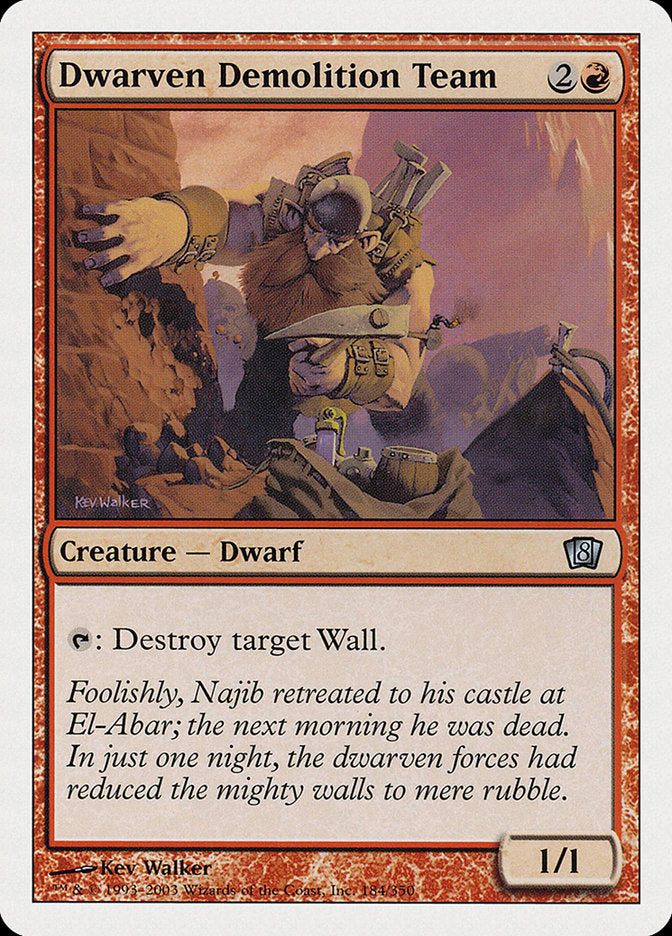 Magic | Dwarven Demolition Team [Eighth Edition] | The Nerd Merchant