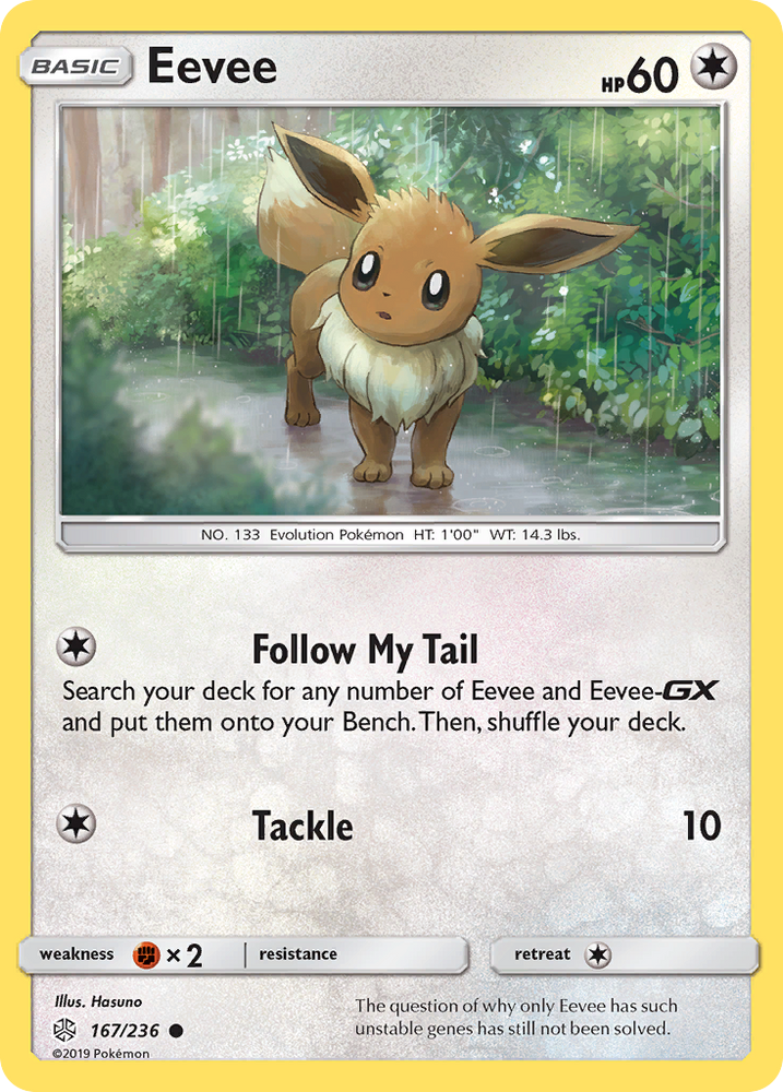 Pokemon| Eevee (167/236) [Sun & Moon: Cosmic Eclipse] | The Nerd Merchant