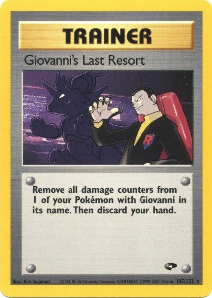 Pokemon | Giovanni's Last Resort (105/132) [Gym Challenge Unlimited] | The Nerd Merchant
