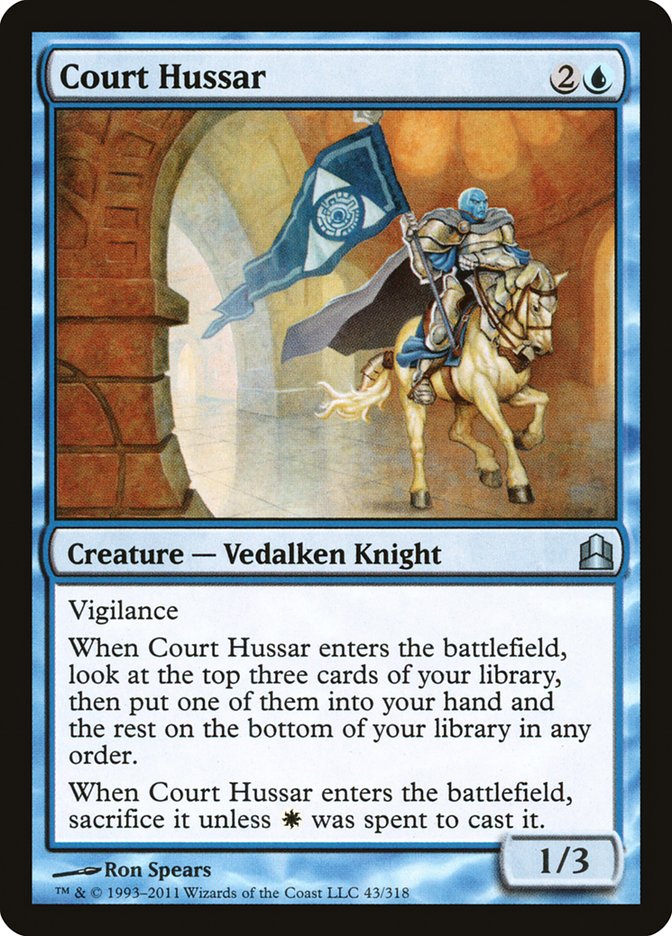 Magic | Court Hussar [Commander 2011] | The Nerd Merchant