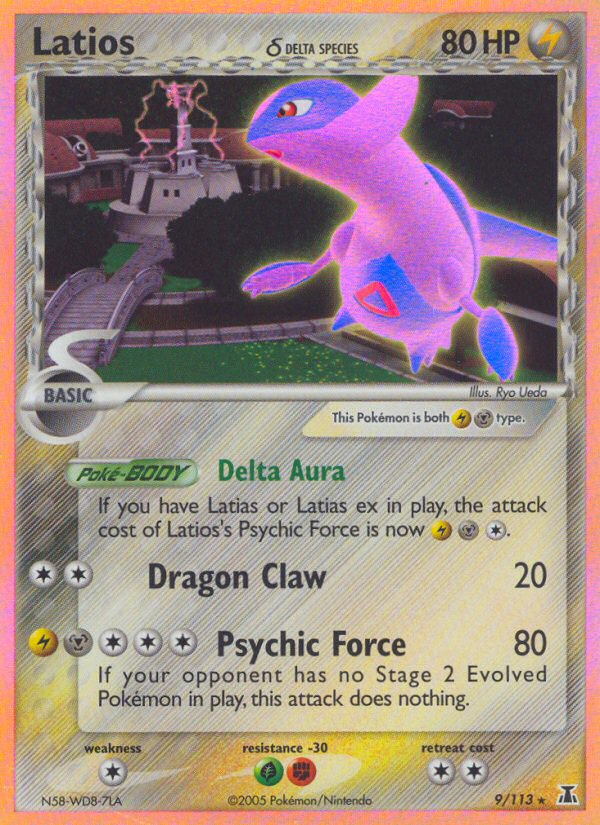 Pokemon | Latios (9/113) (Delta Species) [EX: Delta Species] | The Nerd Merchant