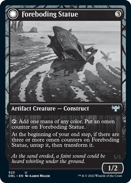 Magic | Foreboding Statue // Forsaken Thresher [Innistrad: Double Feature] | The Nerd Merchant