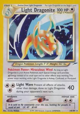 Pokemon | Light Dragonite (14/105) [Neo Destiny Unlimited] | The Nerd Merchant