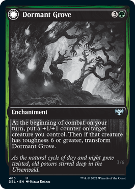Magic | Dormant Grove // Gnarled Grovestrider [Innistrad: Double Feature] | The Nerd Merchant