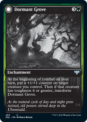Magic | Dormant Grove // Gnarled Grovestrider [Innistrad: Double Feature] | The Nerd Merchant