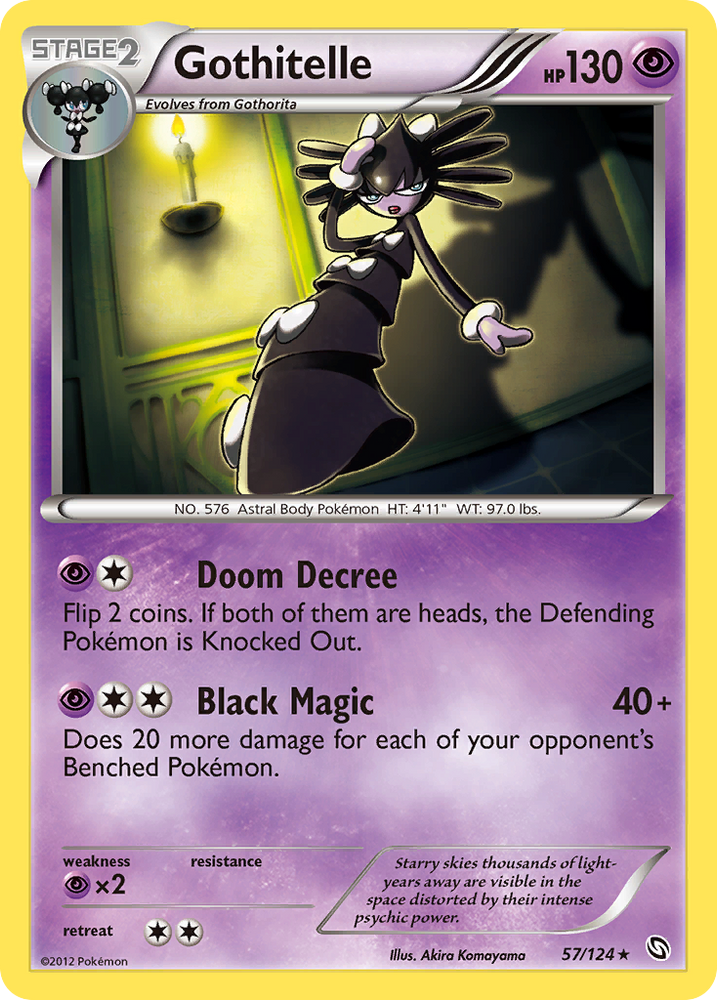 Pokemon | Gothitelle (57/124) [Black & White: Dragons Exalted] | The Nerd Merchant