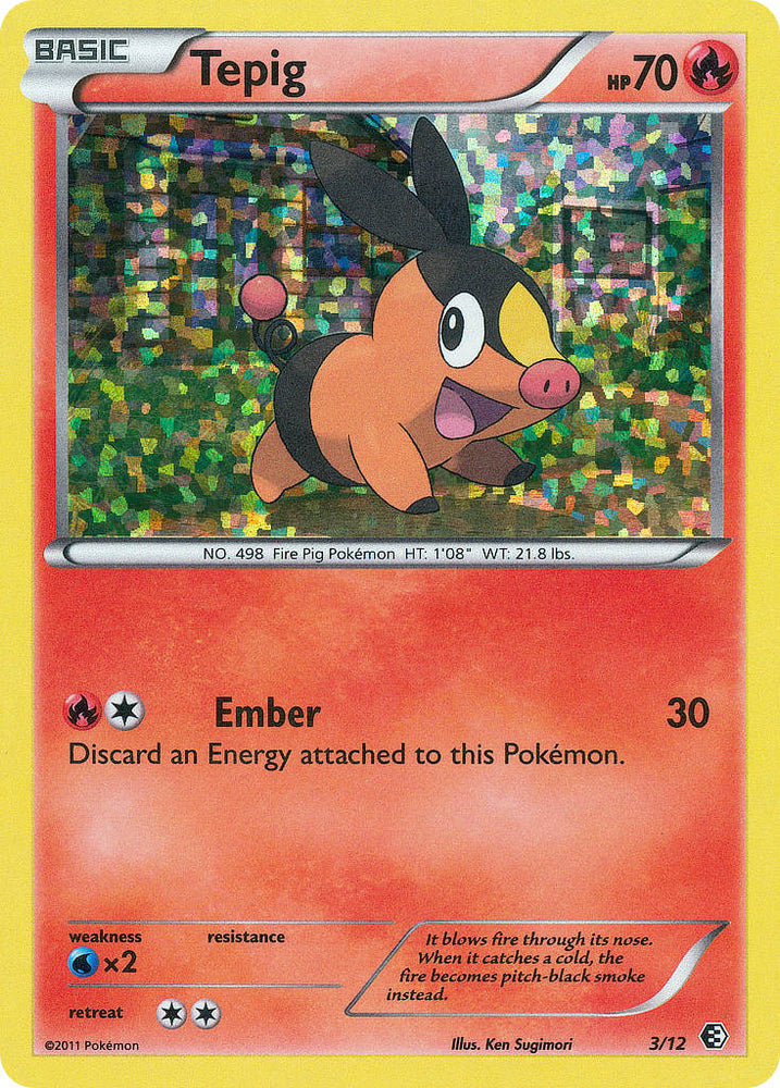 Pokemon | Tepig (3/12) [McDonald's Promos: 2011 Collection] | The Nerd Merchant
