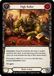 Flesh and Blood TCG | High Roller (Red) [EVR005] (Everfest)  1st Edition Rainbow Foil | The Nerd Merchant