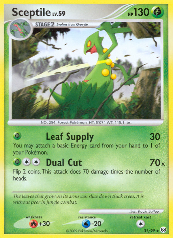 Pokemon | Sceptile (31/99) [Platinum: Arceus] | The Nerd Merchant