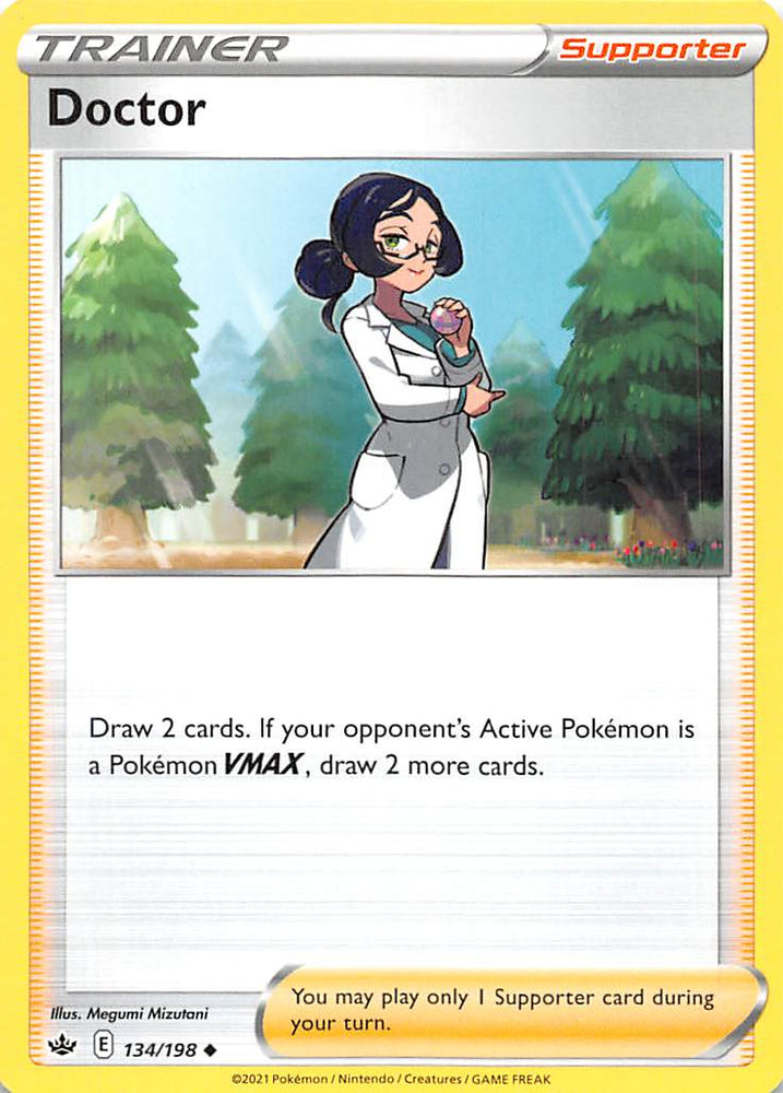 Pokemon | Doctor (134/198) [Sword & Shield: Chilling Reign] | The Nerd Merchant