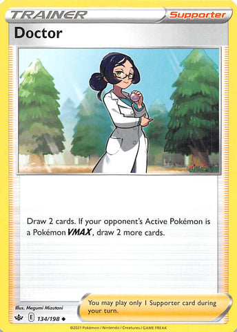 Pokemon | Doctor (134/198) [Sword & Shield: Chilling Reign] | The Nerd Merchant