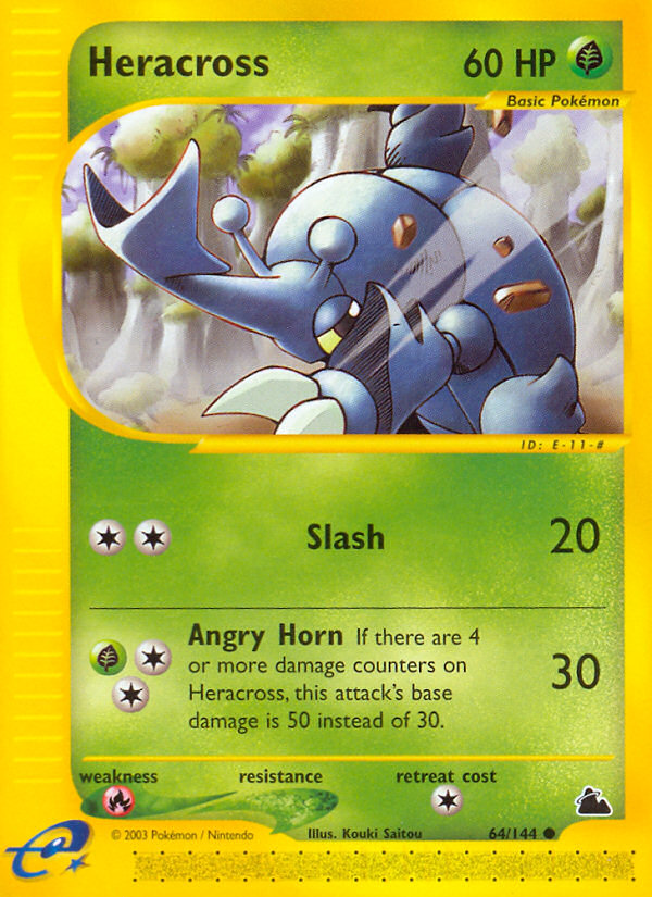 Pokemon | Heracross (64/144) [Skyridge] | The Nerd Merchant