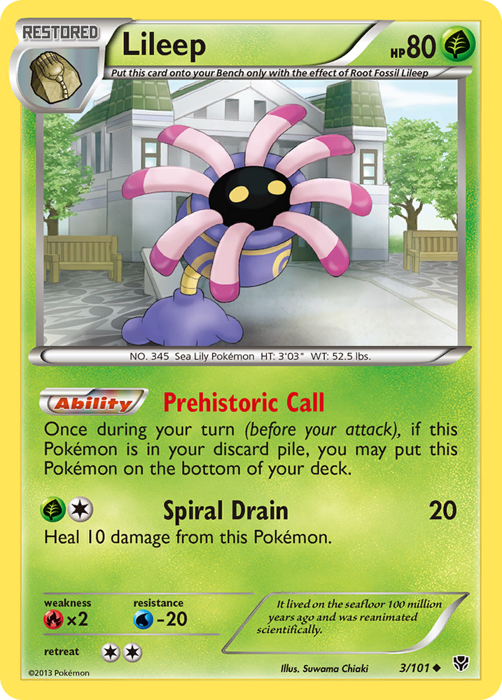 Pokemon | Lileep (3/101) [Black & White: Plasma Blast] | The Nerd Merchant