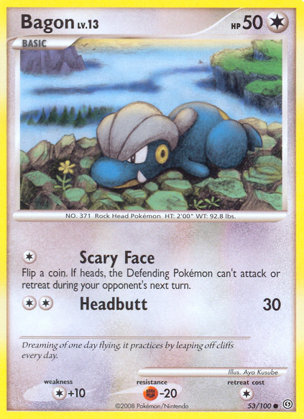 Pokemon | Bagon (53/100) [Diamond & Pearl: Stormfront] | The Nerd Merchant