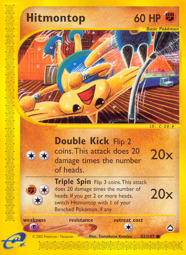 Pokemon | Hitmontop (82/147) [Aquapolis] | The Nerd Merchant
